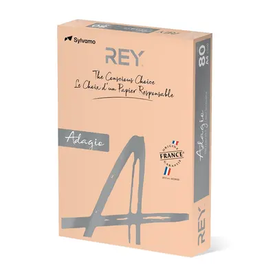 Корица на „Копирна хартия REY Adagio, A4, 80 г, наситен цвят Beige (98), пакет 500 л."
