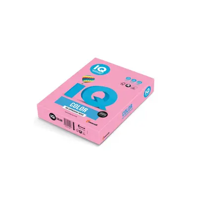 Корица на „Копирен картон IQ Color, A4, 160 г, наситен цвят Pink PI25, пакет 250 л."