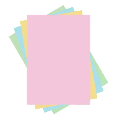 Корица на „Копирен картон Artist Color, A4, 160 г, микс 4 пастелни цвята, пакет 200 л."