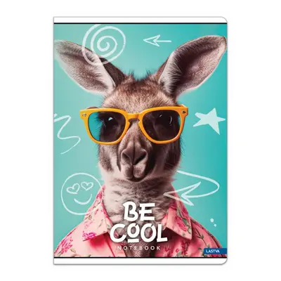 Корица на „Тетрадка LASTVA BE COOL, A4, 52 л., линиран офсет 80 г, корица 300 г, мат ламинат, UV лак"