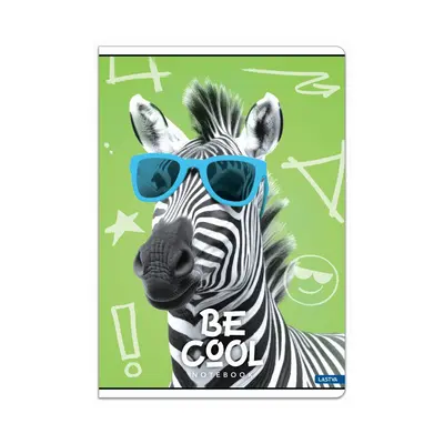 Корица на „Тетрадка LASTVA BE COOL, A5, 52 л., линиран офсет 80 г, корица 300 г, мат ламинат, UV лак"