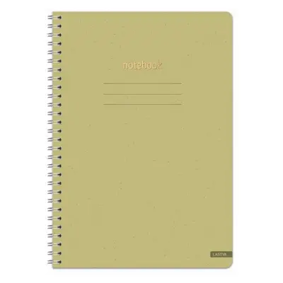 Корица на „Тетрадка със спирала LASTVA CRUSH, A4, 100 л., линиран офсет 70 г, ECO корица 250 г, мат ламинат"
