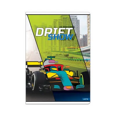 Корица на „Тетрадка LASTVA DRIFT, A5, 52 л., линиран офсет 80 г, корица 300 г, мат ламинат, UV лак"