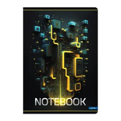 Корица на „Тетрадка LASTVA MATRIX, A4, 52 л., м.квадр. офест 80 г, корица 300 г, мат ламинат, UV лак"