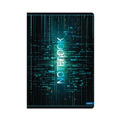 Корица на „Тетрадка LASTVA MATRIX, A5, 52 л., м.квадр. офест 80 г, корица 300 г, мат ламинат, UV лак"
