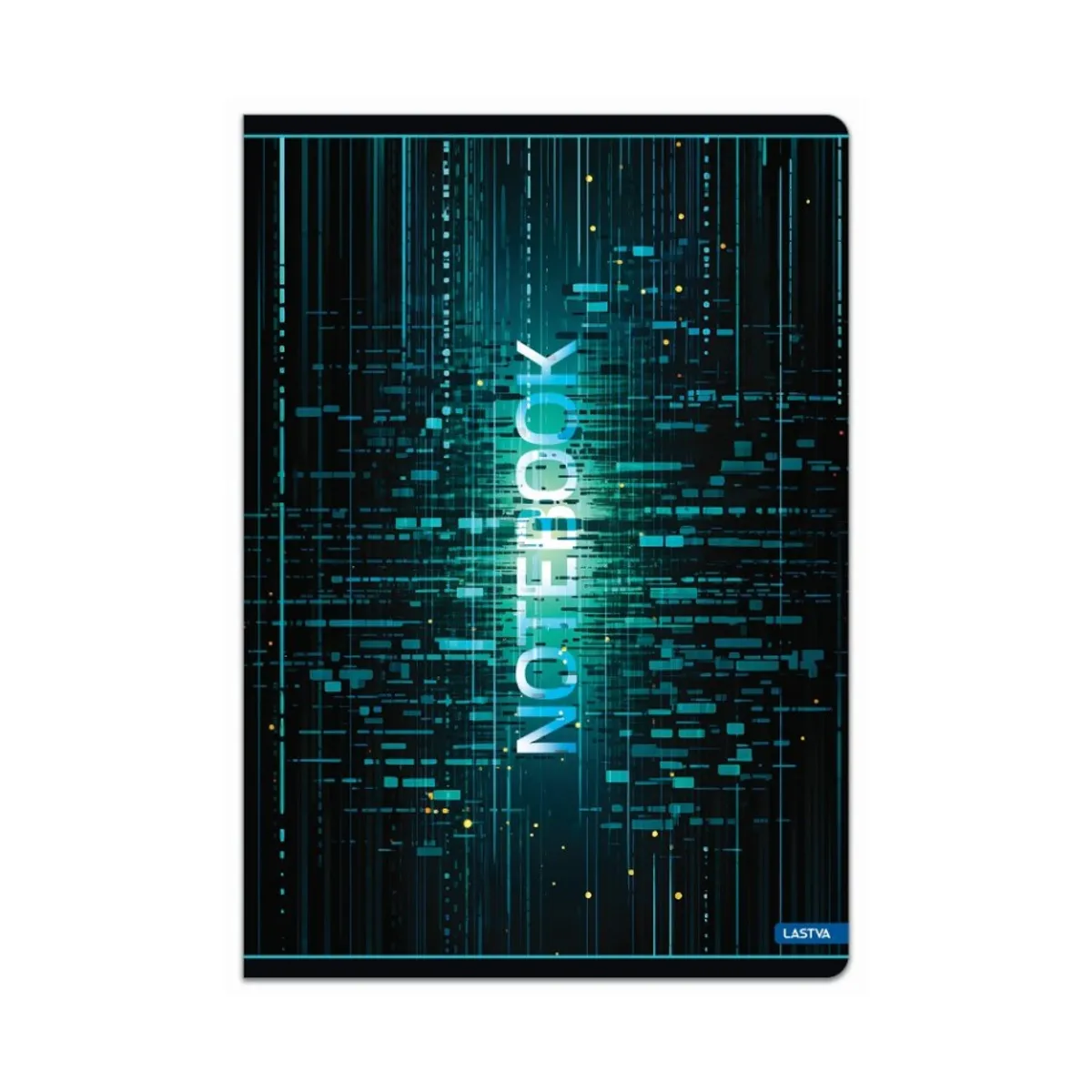 Тетрадка LASTVA MATRIX, A5, 52 л., м.квадр. офест 80 г, корица 300 г, мат ламинат, UV лак