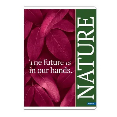 Корица на „Тетрадка LASTVA Nature, A4, 52 л., линиран офсет 80 г, корица 250 г, гланц ламинат, UV лак"