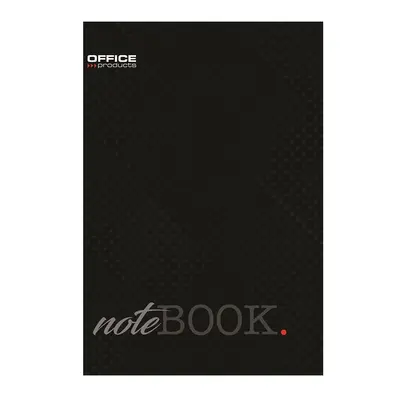 Корица на „Тетрадка OFFICE PRODUCTS, А4, 96 л, линиран офсет 55 г, твърда ламинирана корица"