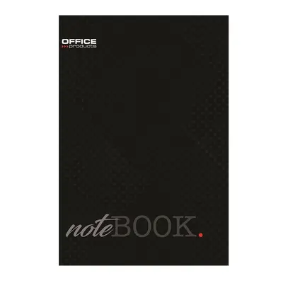 Корица на „Тетрадка OFFICE PRODUCTS, А5, 96 л, линиран офсет 55 г, твърда ламинирана корица"