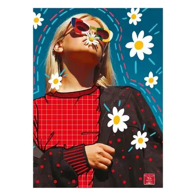 Корица на „Тетрадка PIGNA Draw in my life, А4, 42 л., линиран офсет 80 г, корица картон 205 г с UV лак"