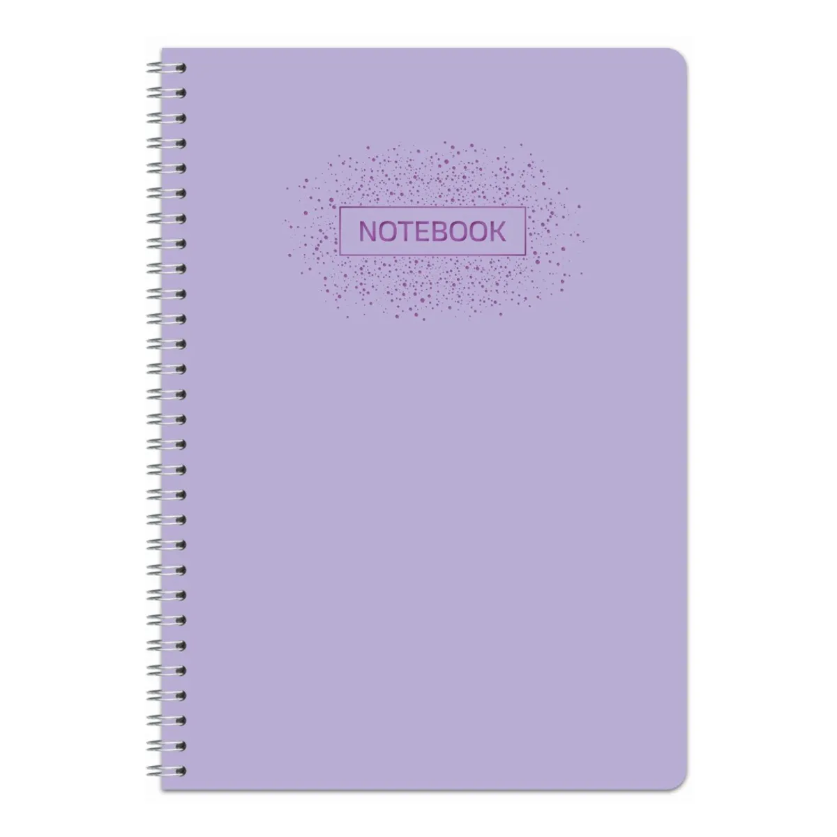 Тетрадка със спирала LASTVA Hard Pastel A4, 150 л., линиран офсет 70 г, твърда корица, мат ламинат