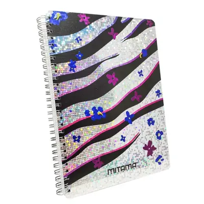 Корица на „Тетрадка със спирала MITAMA Dream & Shine, B5, 90 л., м.квадр. офсет 80 г, корица картон с UV лак"