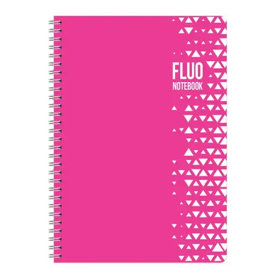 Корица на „Тетрадка със спирала LASTVA Fluo , A4, 60 л., линиран офсет 70 г, корица картон 300 г"