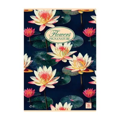 Корица на „Тетрадка PIGNA Nature Flowers, А4, 42 л., рециклирана хартия, линиран офсет 80 г,корица картон 225г"