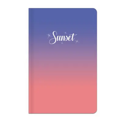Корица на „Джобен бележник LASTVA Sunset, A6, 96 л., линиран офсет 70 г, твърда корица мат ламинат"