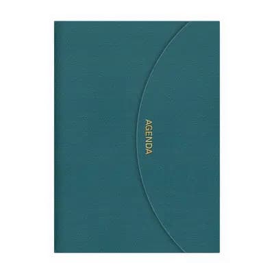 Корица на „Бележник с магнитен капак LASTVA Edel, B5, 112 л., линиран офсет 80 г, термо PU корица, зелен"