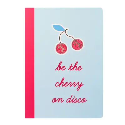 Корица на „Календар-бележник дневник ANCOR Cherry Disco, A5, с дати, за 2025 и 2026, UV лак"