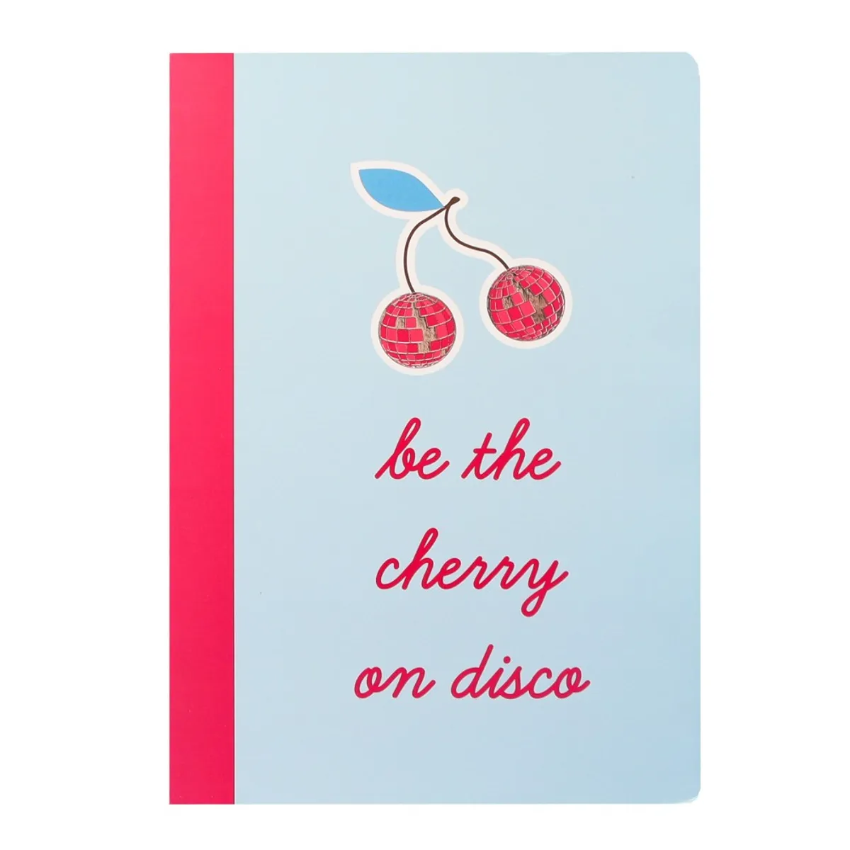 Календар-бележник дневник ANCOR Cherry Disco, A5, с дати, за 2025 и 2026, UV лак