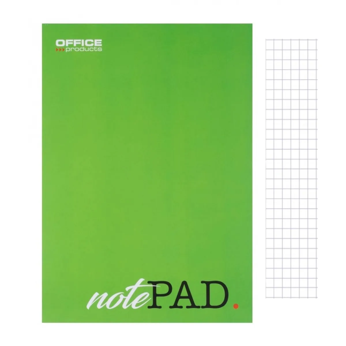 Блокнот OFFICE PRODUCTS, A4, 50 л., офсет с квадратчета 60 г