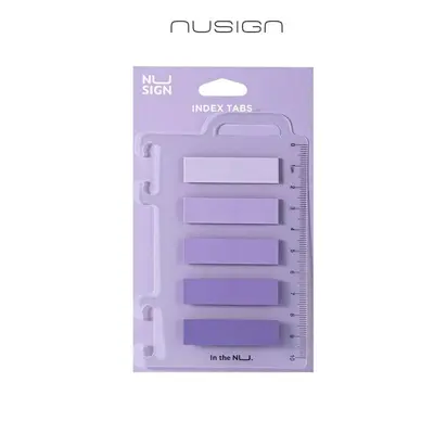 Корица на „Самозалепващи индекси Nusign Classic ЕNS356, BOPP, 12х44 мм, 5х20 л., лилави"