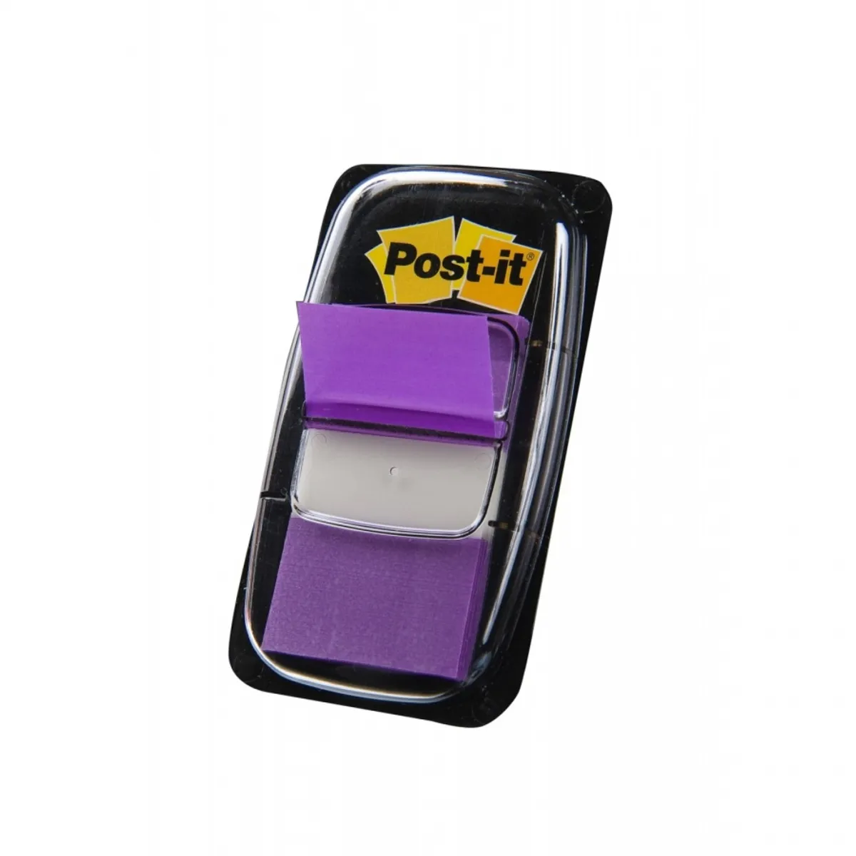 Самозалепващи индекси с диспенсър Post-it, PVC, 25х43 мм, 50 л., лилави