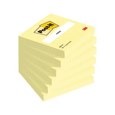 Корица на „Самозалепващи листчета Post-it Canary Yellow, 76х76 мм, 100 л., пастелено жълти, PEFC хартия"