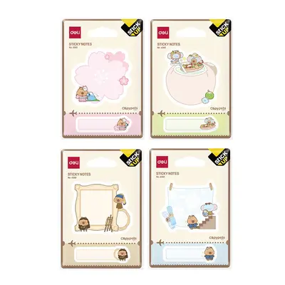 Корица на „Самозалепващи листчета Deli Stick Up Capypets EA961, 65х65 мм х 30 л., 20х57 мм х 30 л."