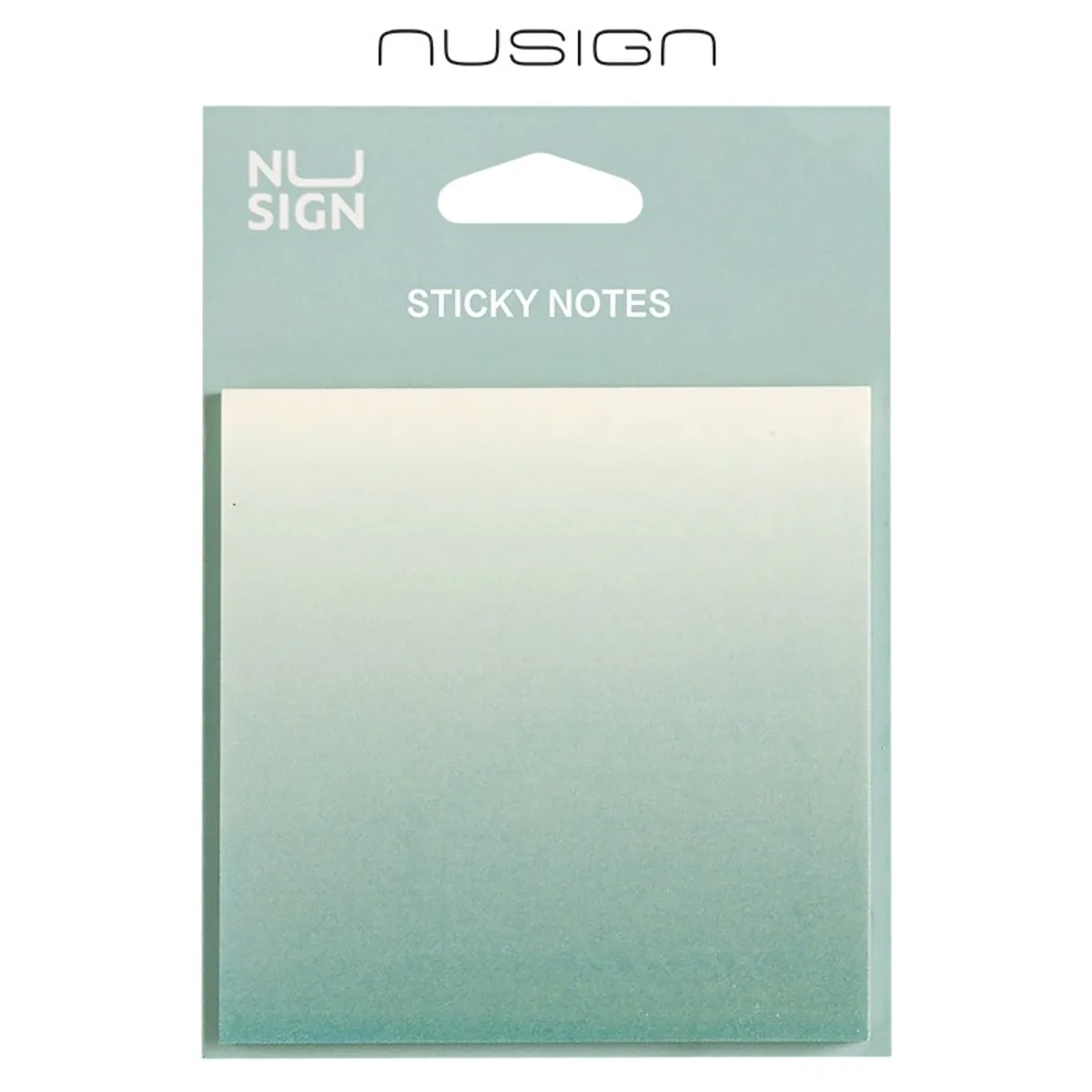 Самозалепващи листчета Nusign Sunshine Whisper ENS357-GR, 74х74 мм, 60 л., зелени