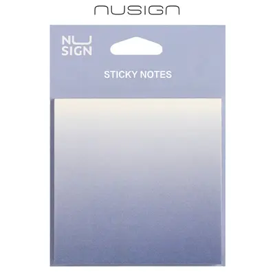 Корица на „Самозалепващи листчета Nusign Sunshine Whisper ENS357-PP, 74х74 мм, 60 л., лилави"