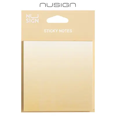 Корица на „Самозалепващи листчета Nusign Sunshine Whisper ENS357-YL, 74х74 мм, 60 л., жълти"