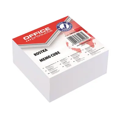 Корица на „Бяло кубче OFFICE PRODUCTS, 85х85 мм, 400 л, офсет, подлепено, фолирано"