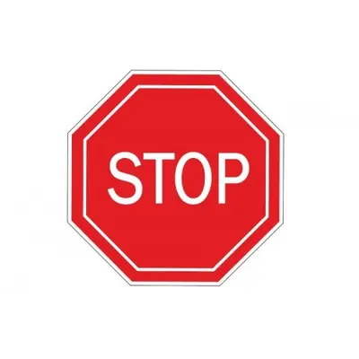 Корица на „Самозалепващ знак APLI, с пиктограма STOP, 11.4х11.4 см"