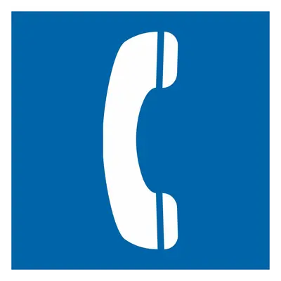 Корица на „Самозалепващ знак APLI, с пиктограма Телефон, 11.4х11.4 см"