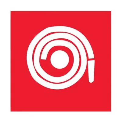 Корица на „Самозалепващ знак APLI, с пиктограма Противопожарен маркуч, 11.4х11.4 см"