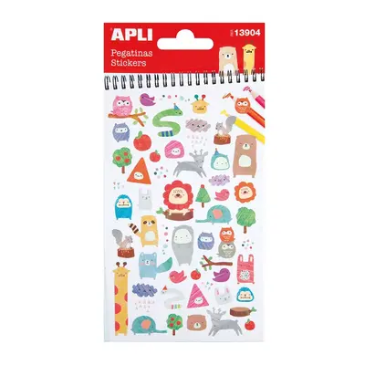Корица на „Стикери APLI, Животни, 48 бр."