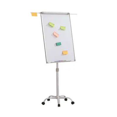 Корица на „Мобилен флипчарт с две рамена OFFICE PRODUCTS, магнитен, дъска 700х1000 мм"