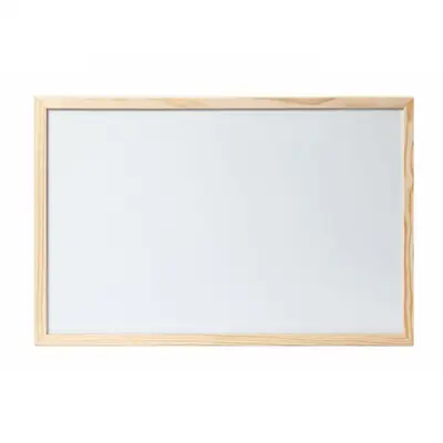 Корица на „Бяла дъска Bi-Office Essential, 900х600 мм, дървена рамка"