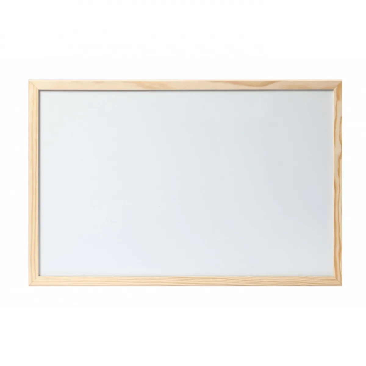 Бяла дъска Bi-Office Essential, 900х600 мм, дървена рамка
