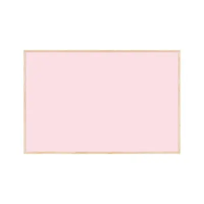 Корица на „Цветна магнитна дъска Bi-Office PEONY, 600х400 мм, цвят божур, дървена рамка"