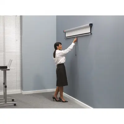 Корица на „Прожекционен екран Nobo, 4ENS01, 1500х1138 мм, формат 4:3, ръчно управление"