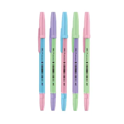Корица на „Химикалка Deli P-1 Vibrant EQ6Z, 0.7 мм, синя"