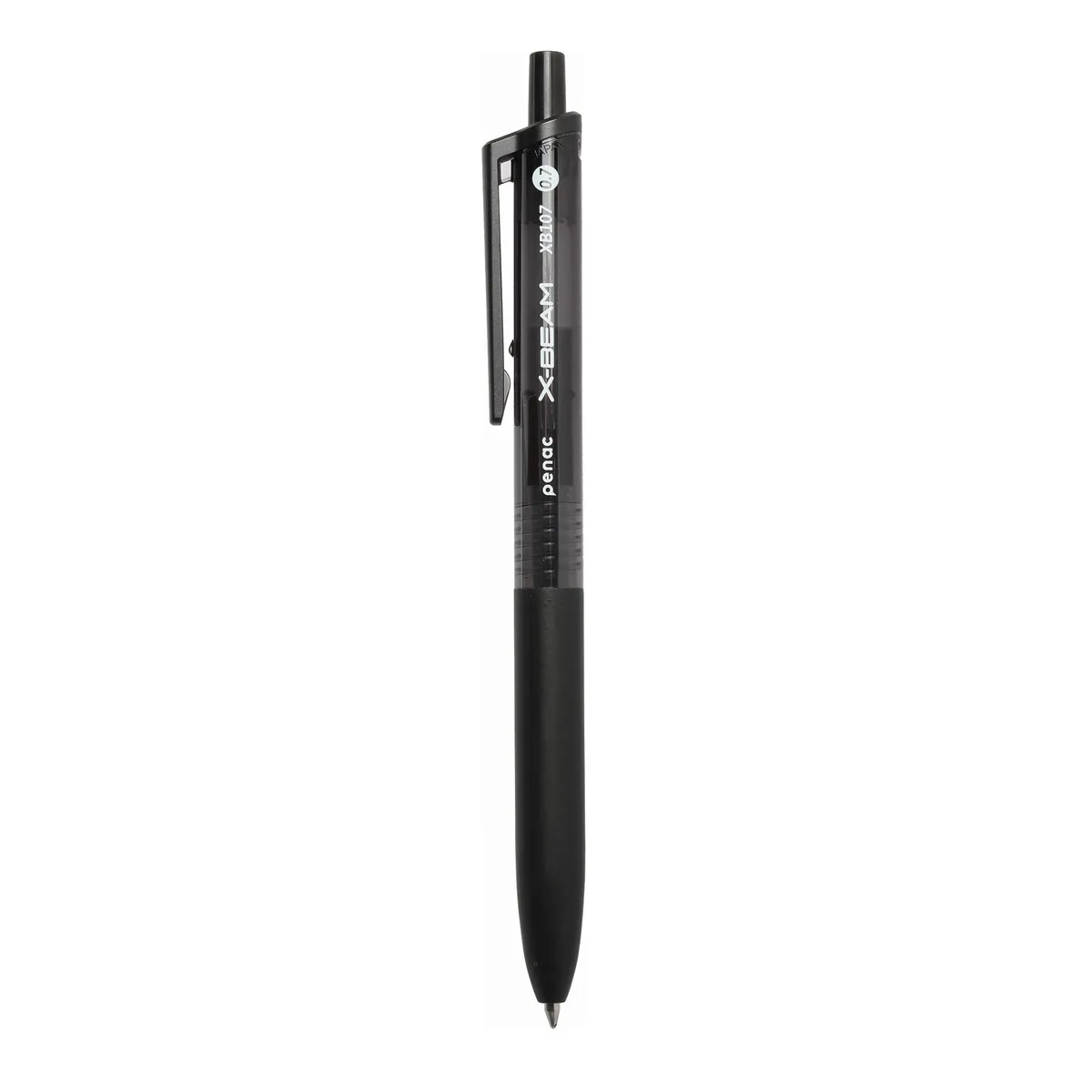 Автоматична химикалка Penac X-BEAM XB107, с грип, 0.7 мм, черна