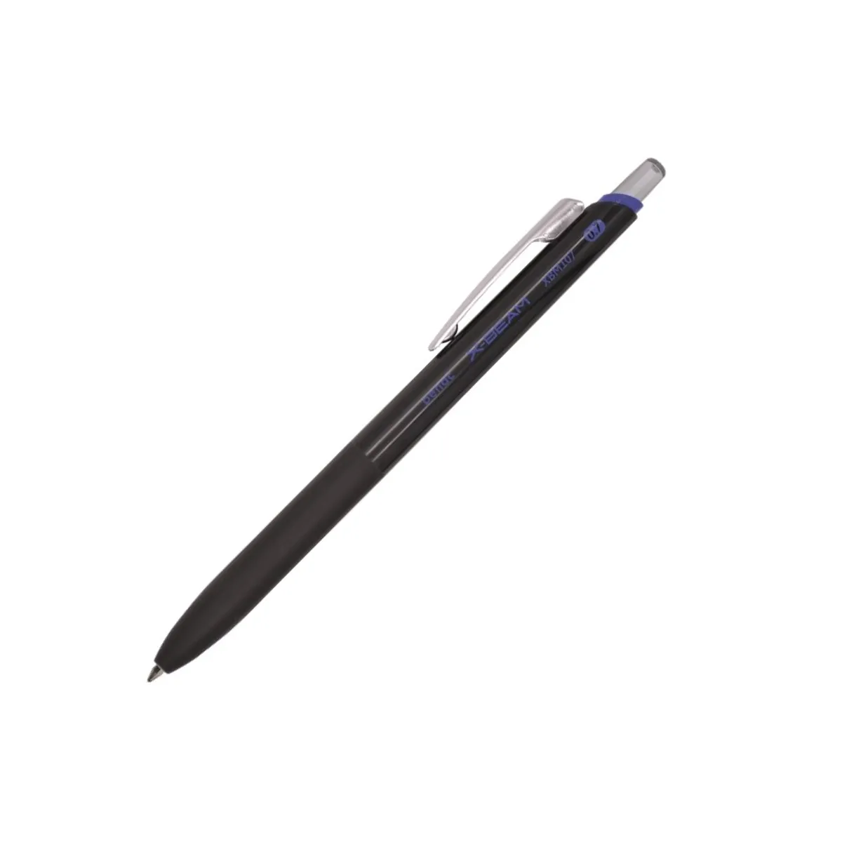 Автоматична химикалка Penac X-BEAM XBM107, с грип и метален клип, 0.7 мм, синя