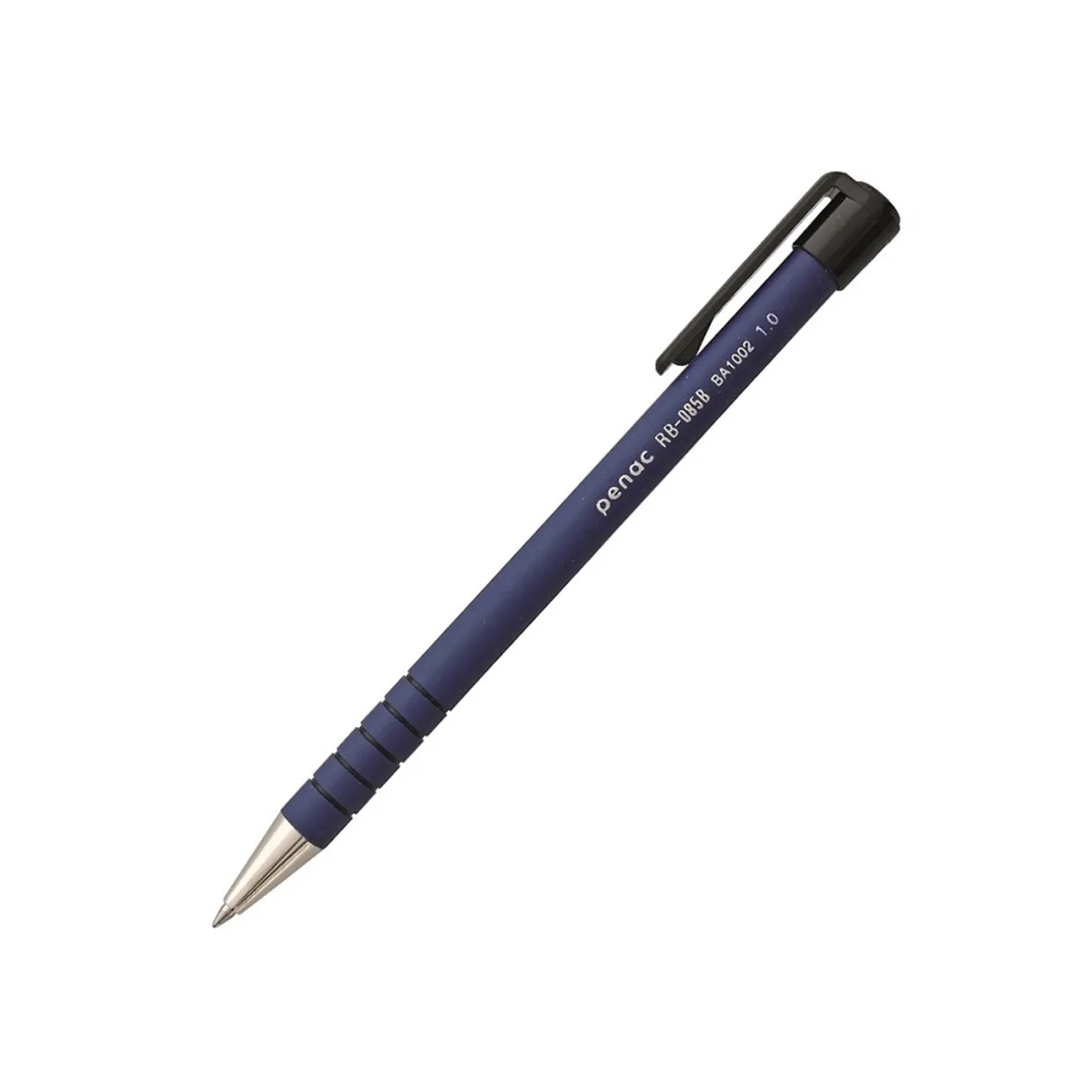 Автоматична химикалка Penac RB-085, гумирано тяло, 1 мм, синя