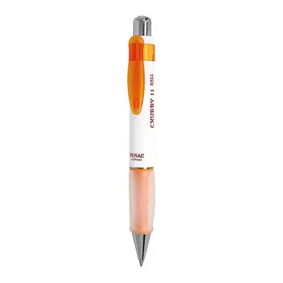 Корица на „Автоматична химикалка Penac CHUBBY11, с грип, оранжево тяло, 1 мм, синя"