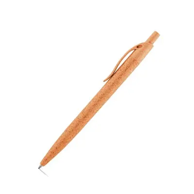 Корица на „Биоразградима автоматична химикалка STRAW, синя"