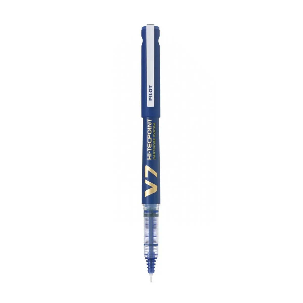 Ролер PILOT V-7 HI-TECPOINT BXC, GRIP, течно мастило, 0.7 мм, син