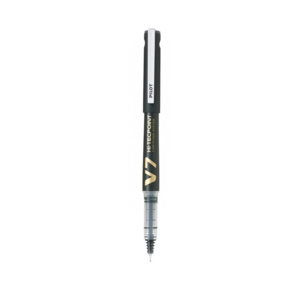 Ролер PILOT V-7 HI-TECPOINT BXC, GRIP, течно мастило, 0.7 мм, черен