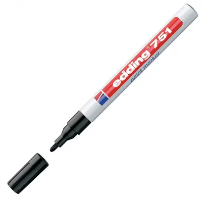 Корица на „Paint маркер edding 751, объл връх 1-2 мм, черен"