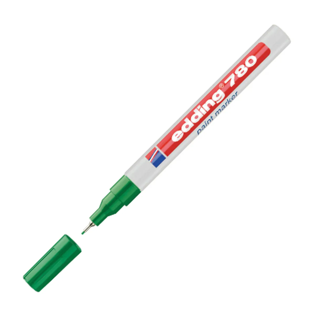 Paint маркер edding 780, объл връх 0.8 мм, зелен